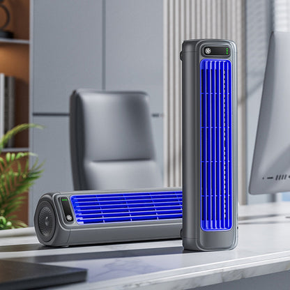 Rafraîchisseur d'air personnel sans fil avec batterie rechargeable USB pour bureau ou montage mural, mini ventilateur de refroidissement portable pour chambre à coucher, bureau à domicile