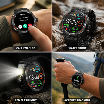 Montre connectée étanche tactile avec fonction appel