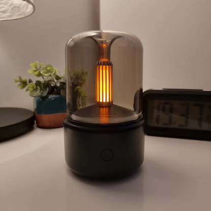 Ultrasonic Aroma Diffuser with Soft Glow Night Light 6 Inches USB Rechargeable Humidifier for Bedroom Nursery Essential Oils Relaxation Slee