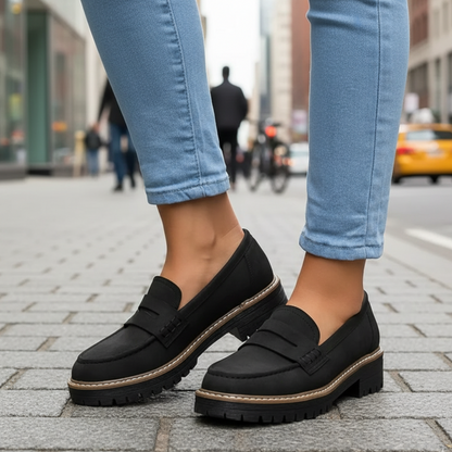 Cushioned Slip-On Shoes with Arch Support & Non-Slip Sole for All-Day Comfort – Women's & Men's Casual Loafers for Walking, Work, Travel