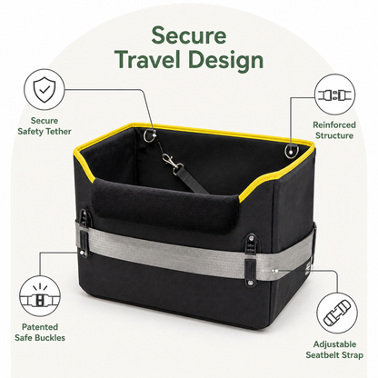 Ortekor Patent Safe Buckles & Clip-On Leash Booster Seat