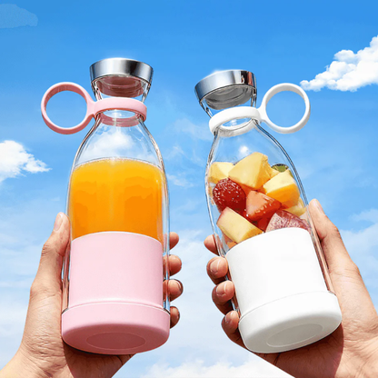 Mixeur personnel rechargeable par USB, bouteille de 500 ml pour smoothies, jus et shakes protéinés, idéal pour les déplacements, le sport, la maison, le bureau et l'entraînement