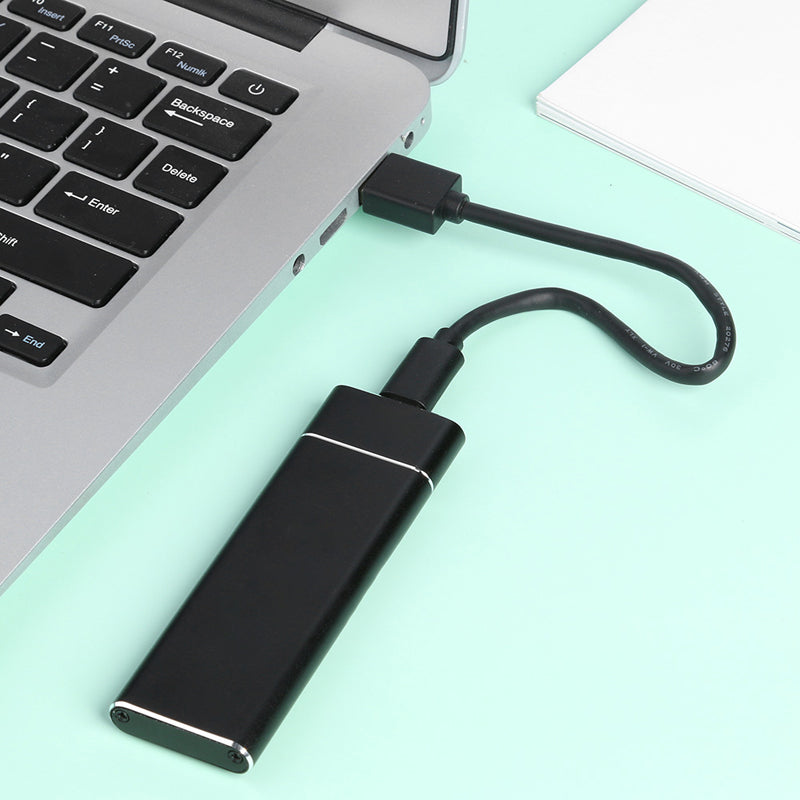 Portable Solid State Drive 520 MB/s USB-C 1TB 2TB Aluminum for Laptop Desktop Mac PC Backup Photo Video Storage