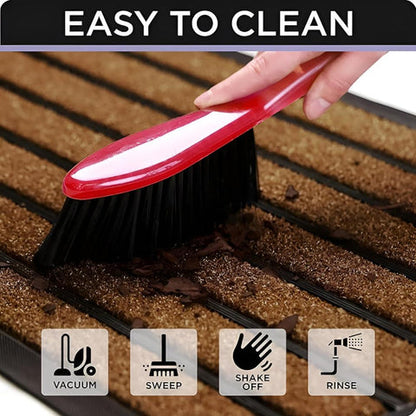 Strive Welcome Mat - Durable Rubber and Grass Fiber, Non-Slip