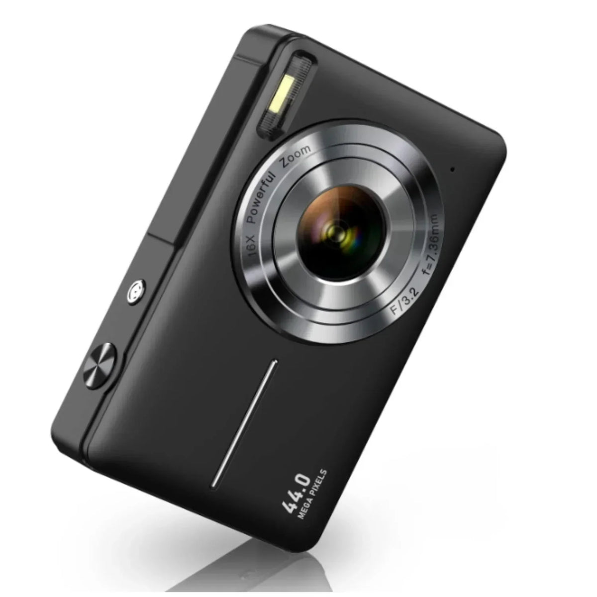 Compact Digital Camera 1080p Video HD Photos Retro-Inspired Point-and-Shoot with Auto Brightness Instant Playback for Travel Parties