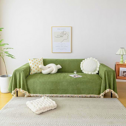 Couverture de canapé Elysian - Chenille moelleuse, jeté confortable résistant à la décoloration