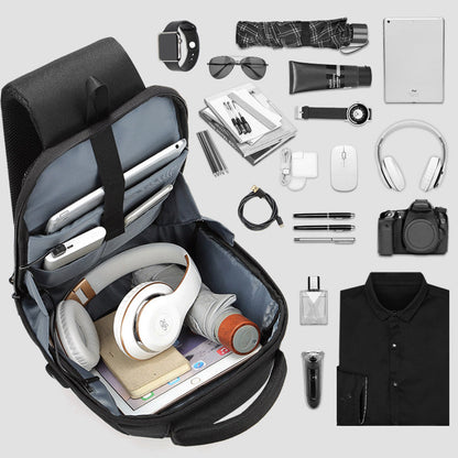 Sac bandoulière en tissu imperméable, sacoche croisée avec port de chargement USB, sac à dos léger et pliable pour le voyage