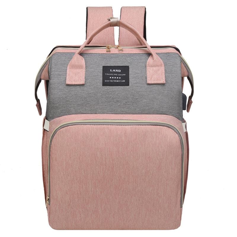 Multifunctional Baby Travel Backpack with Insulated Pockets & Water-Resistant Fabric for Parents On-the-Go