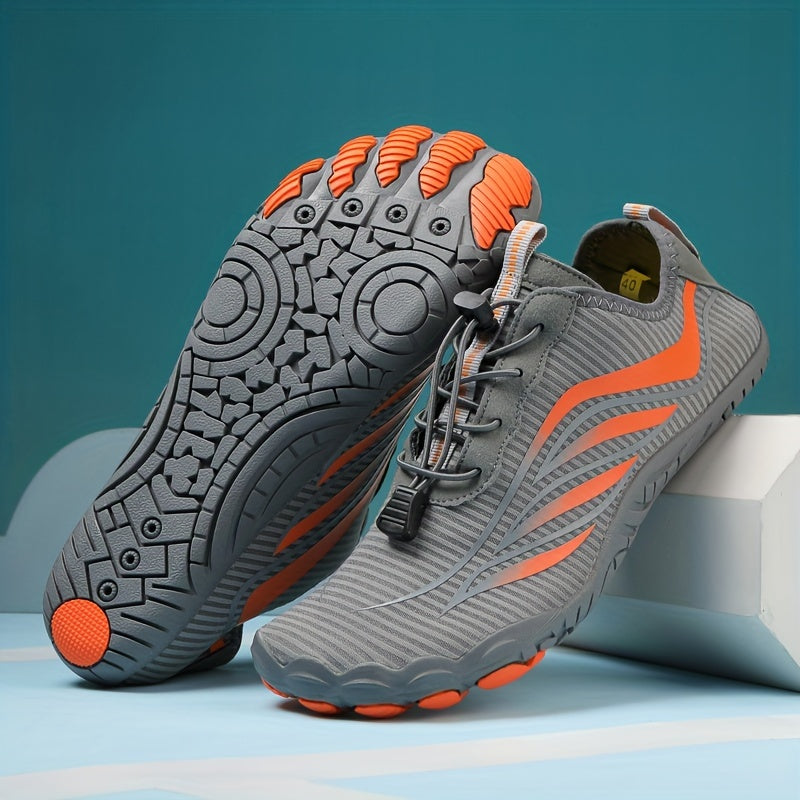 Quick-Dry Water Shoes with Five-Toe Design – Mesh Barefoot Aqua Footwear for Swimming, Hiking & Beach Sports