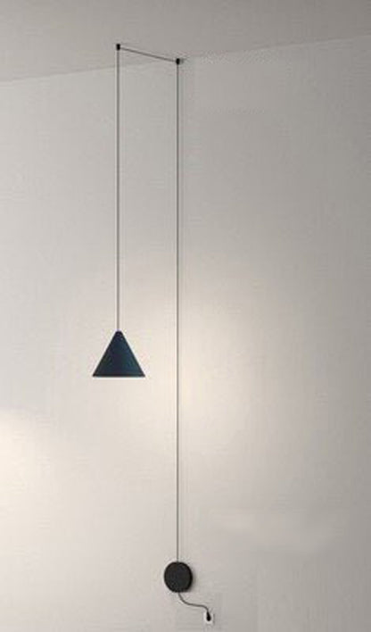 Industrial Hanging Ceiling Light with Adjustable Cord – Black Iron Single-Socket Fixture for Kitchen Island, Dining Room & Bedroom – E27
