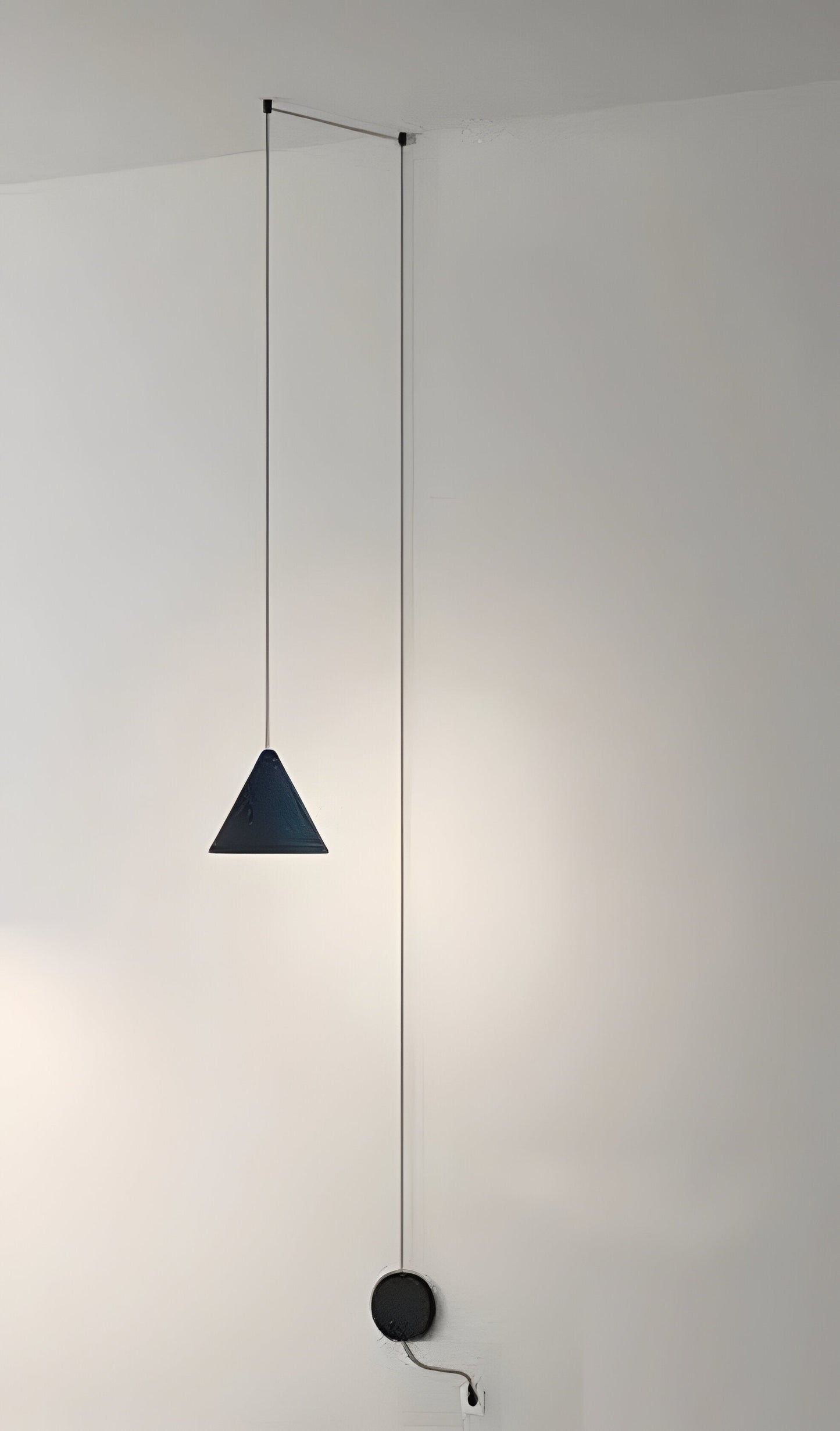 Suspension moderne argentée | Lampe à goutte en métal simple