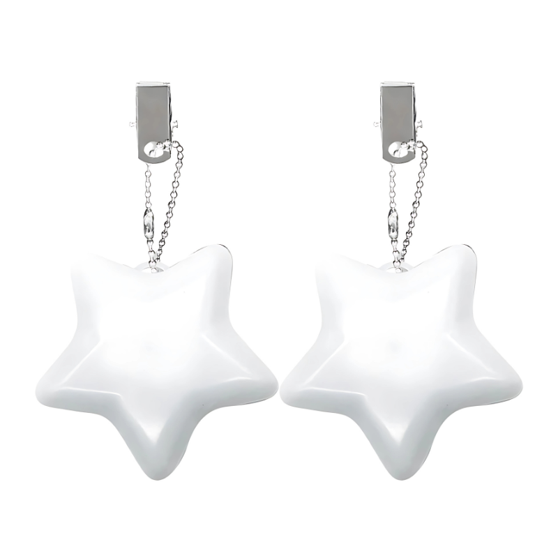 Touch-Activated LED Bag Light Clip – Heart & Star Shape Purse Illuminator for Handbags & Backpacks