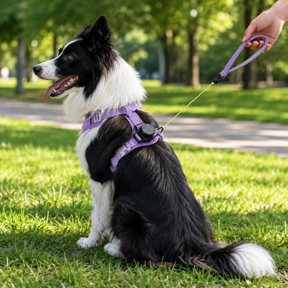 Ortekor 2-in-1 Retractable Dog Harness for Daily Walks - Built-In Leash Vest with Auto-Stop Control for Small & Medium Dogs