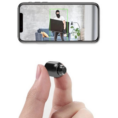 HomeGuard | Mini caméras de sécurité WiFi avec vision nocturne et alertes de mouvement | Lot de 2 pour la surveillance de bébé et des animaux de compagnie