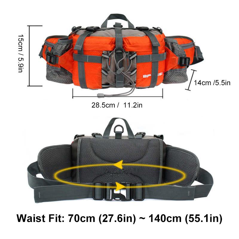 Adventure Ready | Hip Bag with Adjustable Straps & Waterproof Design | Versatile Outdoor Carrying Solution for Hiking