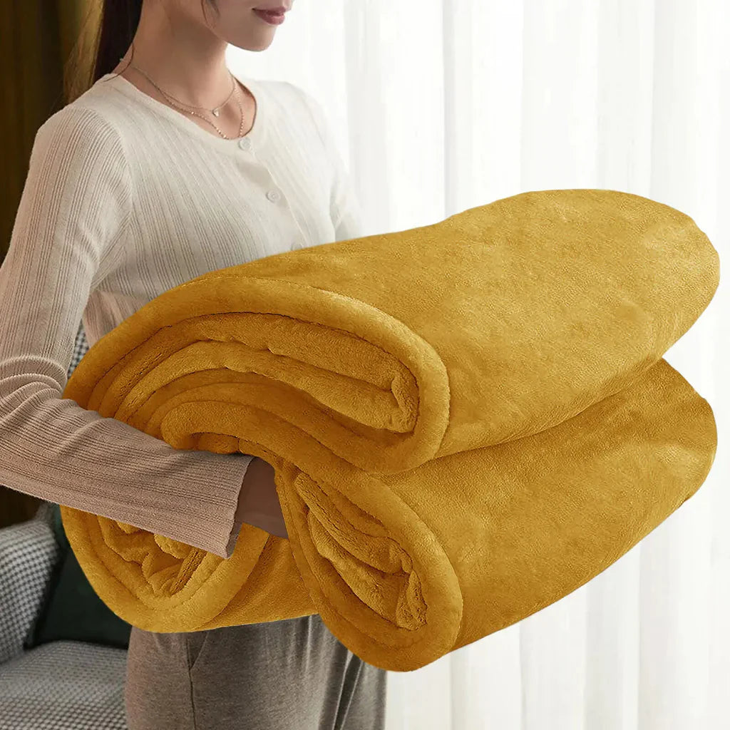 Cozy Fleece Blanket | Extra Soft Plush Material for Year-Round Comfort
