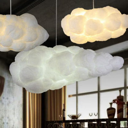 Suspended Ceiling Fixture with Steel Frame & Fabric Shade – Adjustable Height Overhead Lamp for Dining Areas, Bedrooms & Kitchen Islands – W