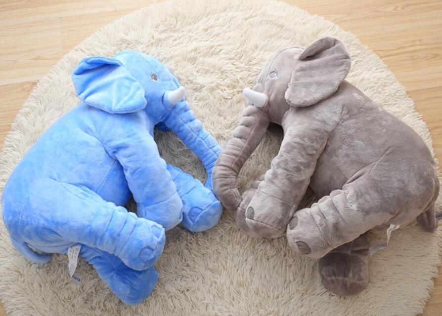 Jumbo Plush Elephant Pillow Toy for Nursery & Baby Photos – Soft Cotton-Filled Cuddle Buddy for Infants & Toddlers