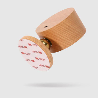 Rechargeable Wood Accent Sconce USB Powered 4W LED for Bedroom Nightstand Reading Corner Minimalist Lighting Wireless Cordless Modern