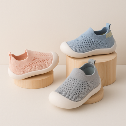 Comfort Step | Baskets pour enfants avec maille respirante et semelle antidérapante | Chaussures à enfiler légères pour jouer en toute liberté