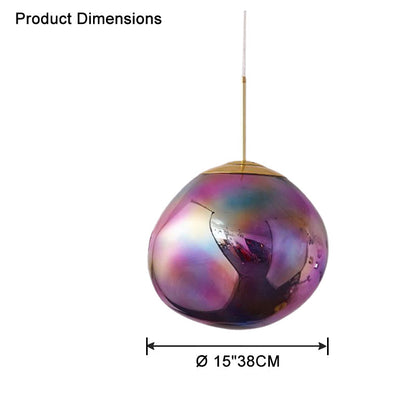 Acrylic Drip Pendant Light 6-15 Inch E27 Socket Warm Glow Adjustable Ceiling Fixture Kitchen Island Dining Table Bedroom Bar Restaurant