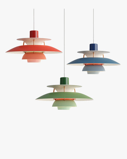 Tiered Metal Shade Hanging Light E27 Socket for Dining Room Kitchen Island Modern Scandinavian Drop Ceiling Fixture