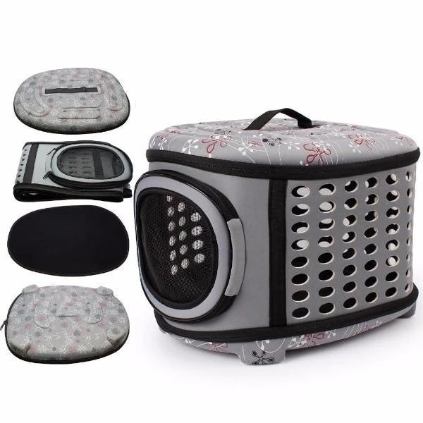 Compagnon de voyage | Grande cage de transport pour chat au design robuste et à l'intérieur confortable | Voyage en toute sécurité pour votre félin