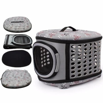 Compagnon de voyage | Grande cage de transport pour chat au design robuste et à l'intérieur confortable | Voyage en toute sécurité pour votre félin