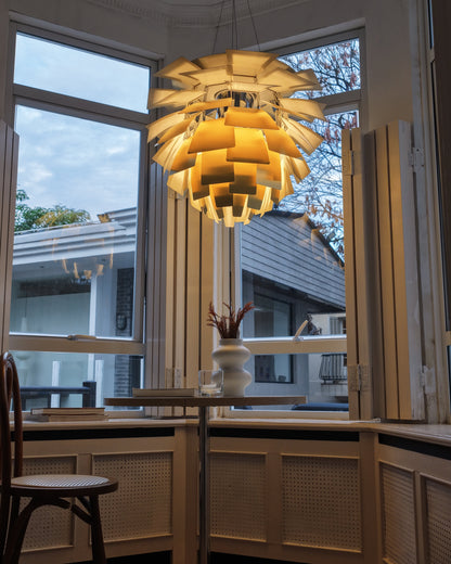 Layered Metal Fixture 19 in Wide Warm White E27 Socket Adjustable Height Kitchen Island Dining Room Cord Suspended Overhead Lighting Texture