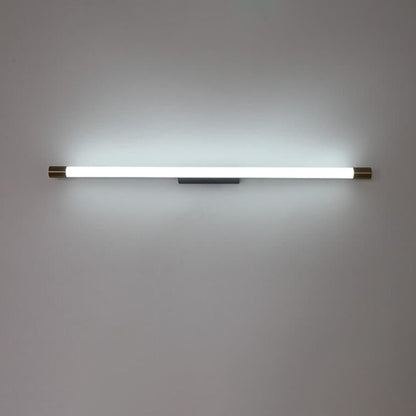LED Vanity Light Fixture Aluminum 59 in Black Gold Over Mirror Bathroom Bedroom Hallway Linear Bar Sconce Hardwired 120V-240V