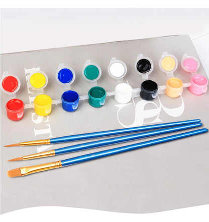 Paint by Numbers Kit for Adults & Kids – Numbered Canvas Art Set with Brushes & Paints – Relaxing DIY Activity for Beginners – Home
