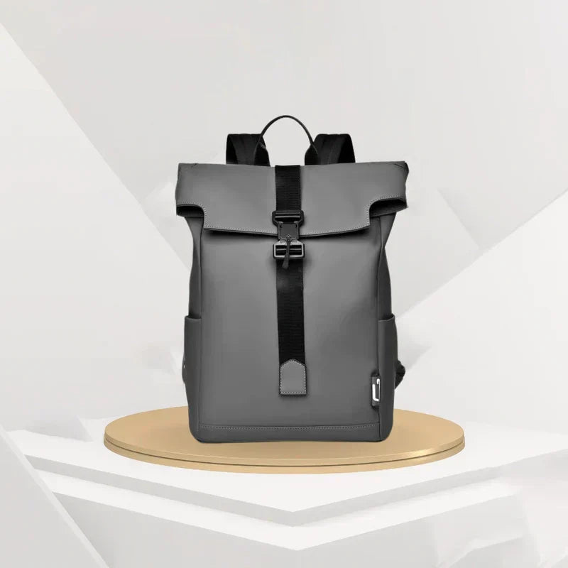 Sac à dos de banlieue avec port de charge USB - Sacoche d'ordinateur portable imperméable pour le travail, les voyages et l'école - Bretelles ergonomiques rembourrées et compartiments multiples