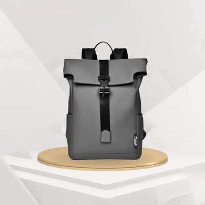 Sac à dos de banlieue avec port de charge USB - Sacoche d'ordinateur portable imperméable pour le travail, les voyages et l'école - Bretelles ergonomiques rembourrées et compartiments multiples
