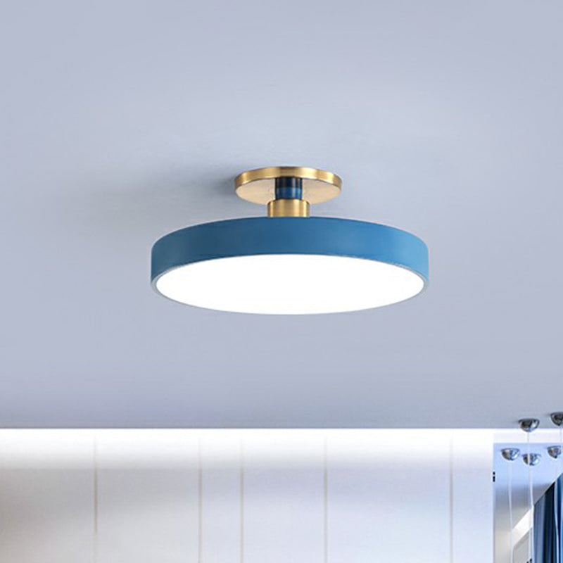 LED Ceiling Light Modern Acrylic Flush Mount for Kids Bedroom Nursery Playroom Round Minimalist Design 12 16 20 24 Inch Diameter Options