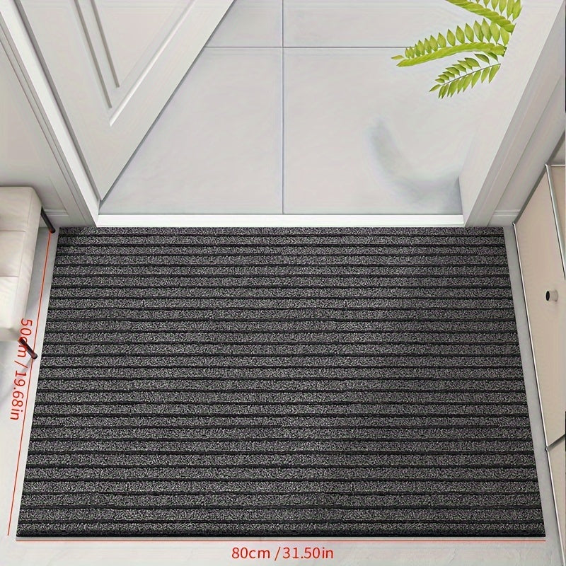 All-Weather Outdoor Door Mat 70% Polyester Heavy Duty Entryway Rug Indoor Outdoor Use Front Door Back Patio