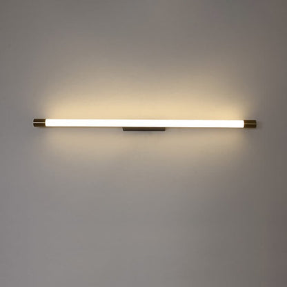 LED Vanity Light Fixture Aluminum 59 in Black Gold Over Mirror Bathroom Bedroom Hallway Linear Bar Sconce Hardwired 120V-240V