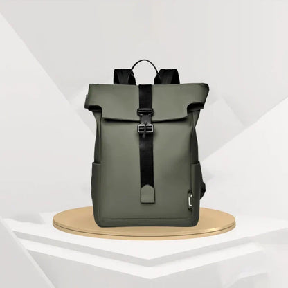 Sac à dos de banlieue avec port de charge USB - Sacoche d'ordinateur portable imperméable pour le travail, les voyages et l'école - Bretelles ergonomiques rembourrées et compartiments multiples