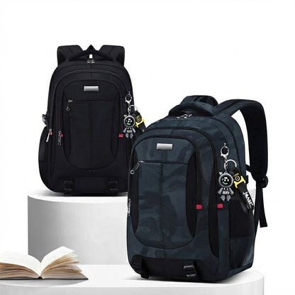 Multi-Compartment Student Backpack with Padded Laptop Sleeve & Adjustable Straps for School, College & Everyday Use