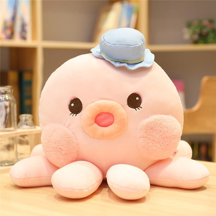 Peluche créature marine douce pour enfants et adultes – Compagnon de jeu et de réconfort moelleux – Rembourrage en coton de qualité supérieure – Lavable