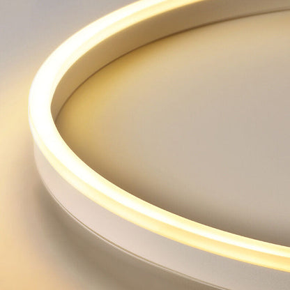 20 in Dimmable LED Ceiling Light with Remote Iron & Acrylic Fixture for Bedrooms Hallways Living Rooms Modern Low-Profile Design