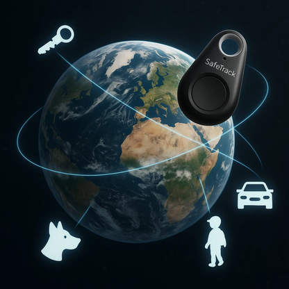 Localisateur portable avec alertes de périmètre pour enfants, animaux, sacs, voitures, appareil de suivi via application iOS/Android pour la sécurité de la famille en voyage