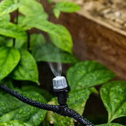 Adjustable Drip Irrigation System – 33 ft Hose with 10 Nozzles – Automatic Plant Watering for Garden Greenhouse & Patio