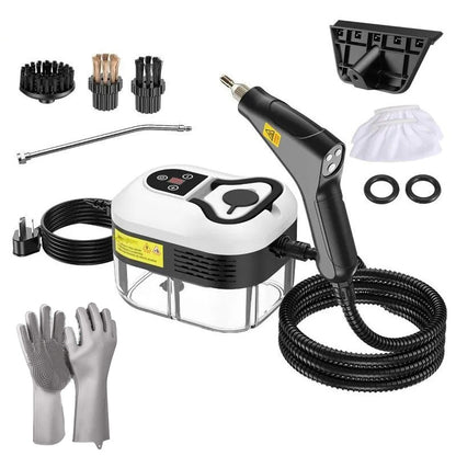 High-Power Electric Steam Cleaning Machine for Home & Auto | 2500W Handheld Steam Cleaner with Attachments | Multi-Surface Sanitizing Tool
