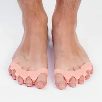 Silicone Toe Separators for Bunion Relief and Alignment Support – Reusable Gel Spacers for Hammer Toe, Yoga, Walking and Daily Comfort