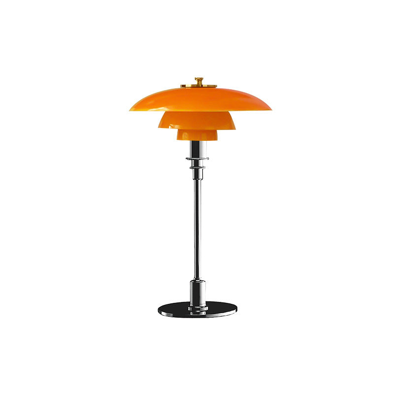 Glass Desk Lamp with Adjustable Light Temperature 19 inches Tall for Home Office Bedside Reading Study Room Work Surface Illumination Nights