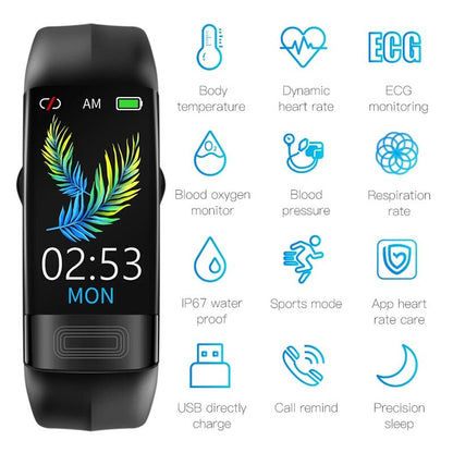 Montre connectée avec suivi de la pression artérielle, ECG et fréquence cardiaque