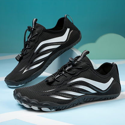 Quick-Dry Water Shoes with Five-Toe Design – Mesh Barefoot Aqua Footwear for Swimming, Hiking & Beach Sports