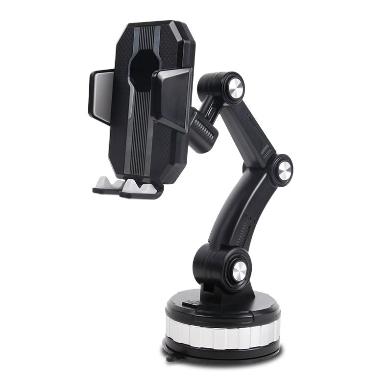 Adjustable Windshield Phone Mount with Extendable Arm for Smartphones & GPS Navigation in Cars, Trucks, SUVs