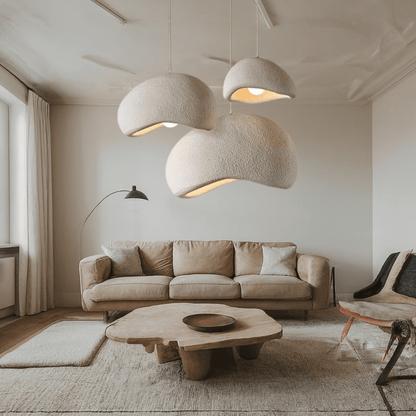 Ortekor Modern Pendant Light | Dimmable Hanging Lights with Adjustable Height | Elegant Kitchen Pendant Lighting for Cozy Ambiance