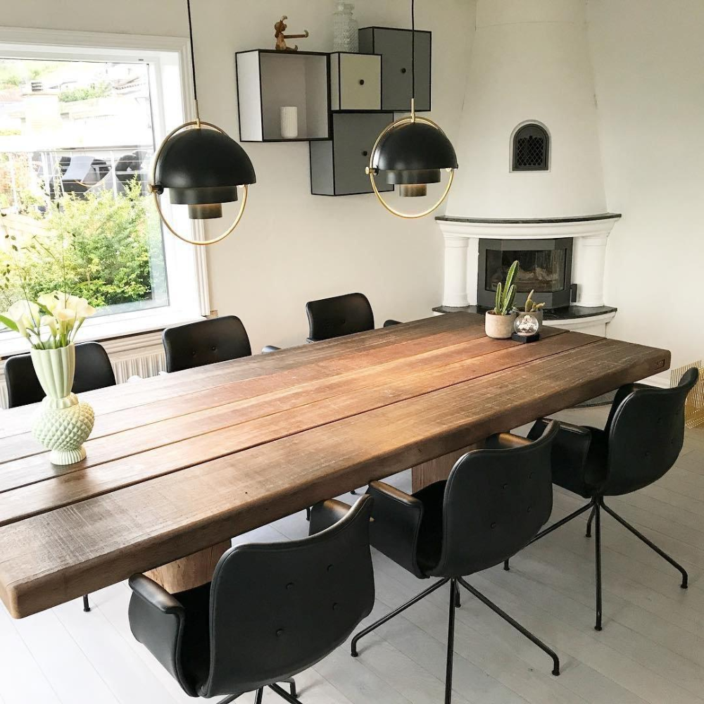 Rotating Shade Ceiling Fixture Steel E27 Socket Black Brass Finish for Dining Table Modern Nordic Style Kitchen Island Light Adjustable Dire